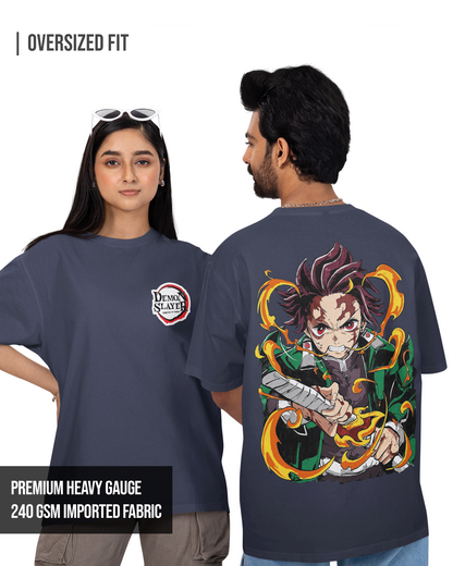 Tanjiro | Demon Slayer Unisex Oversized T-shirt