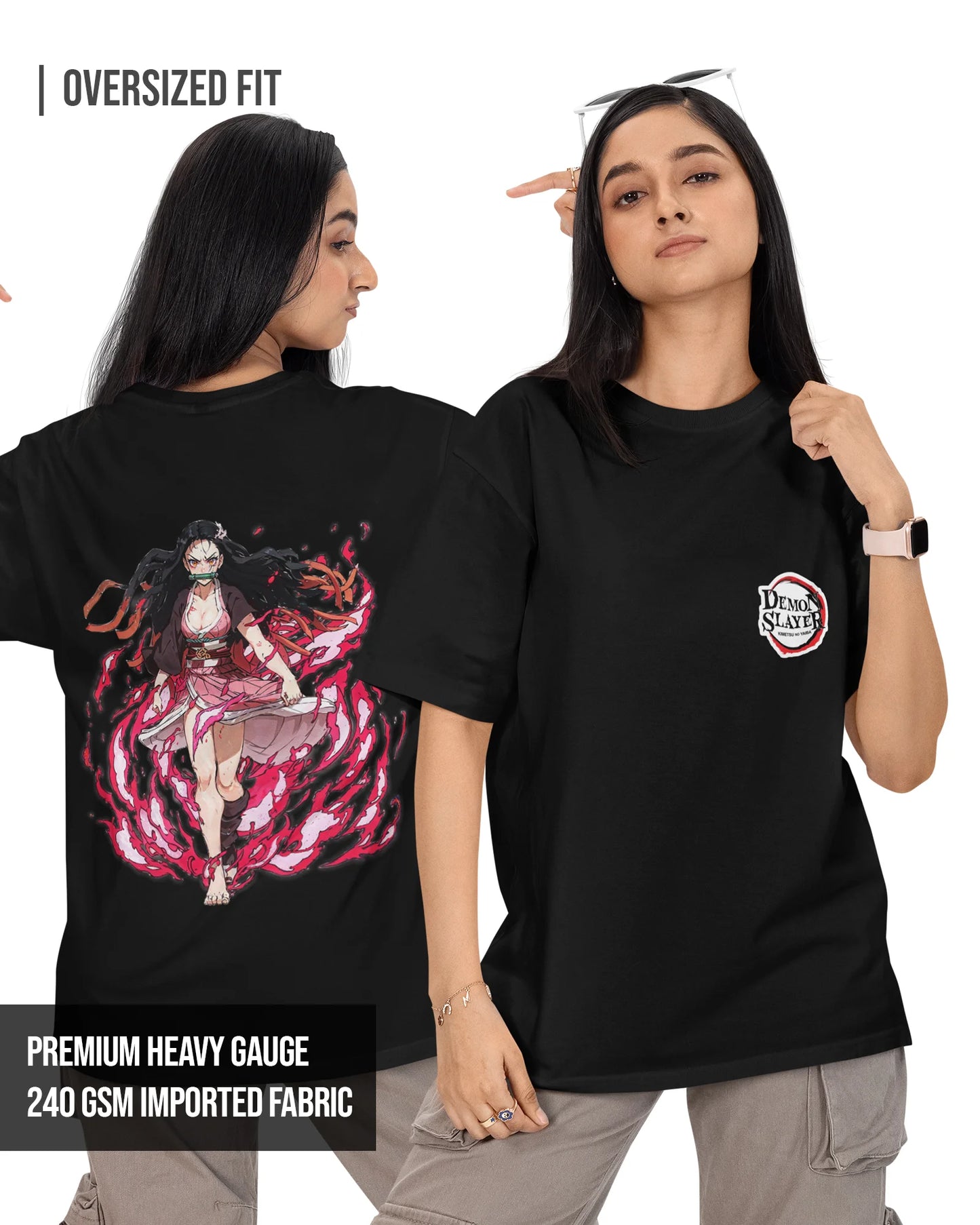 Nezuko | Demon Slayer  Women's Oversized T-shirt