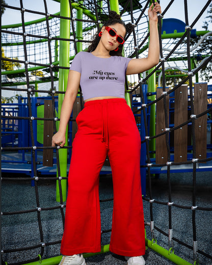 My Eyes Women's Crop Top