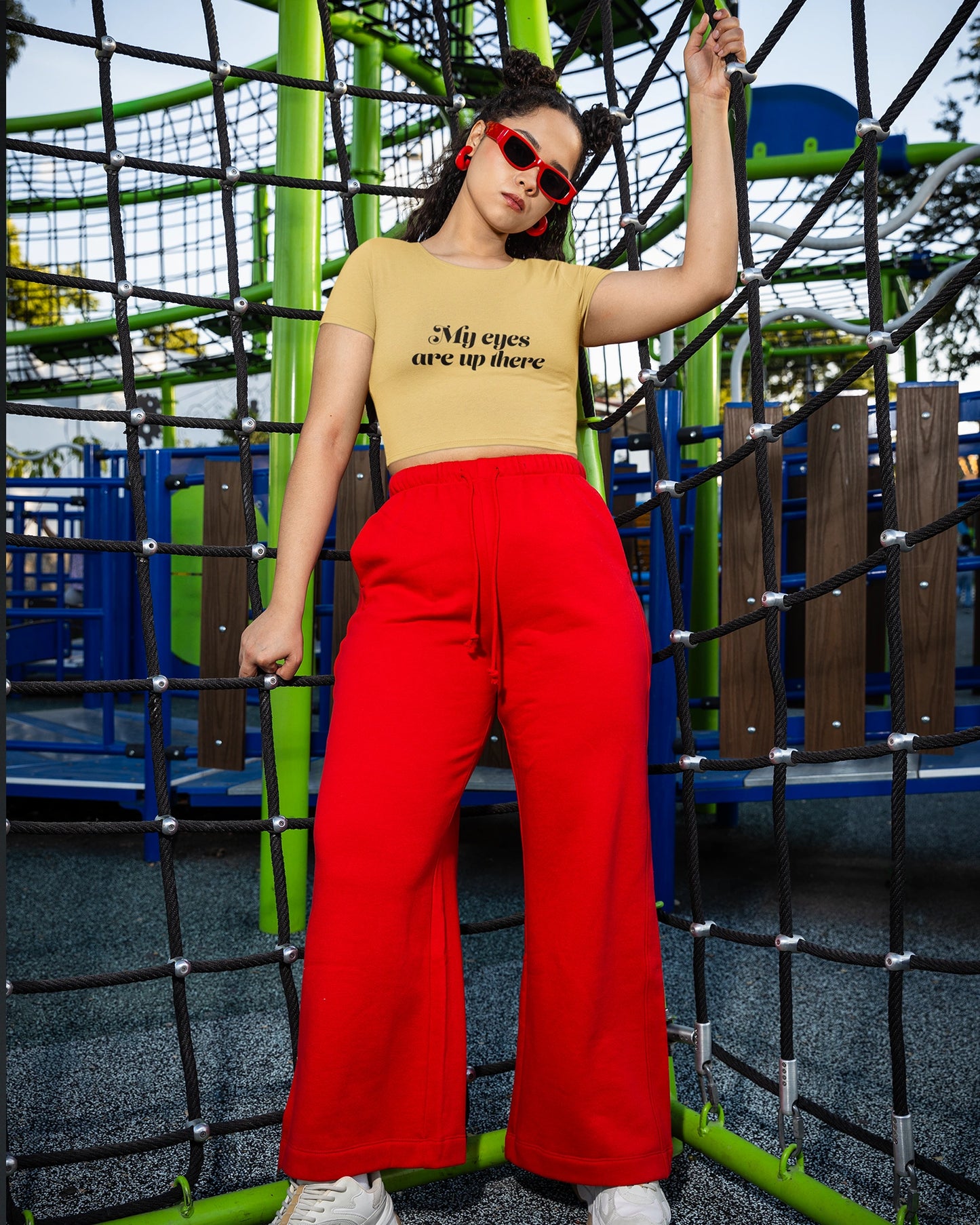 My Eyes Women's Crop Top