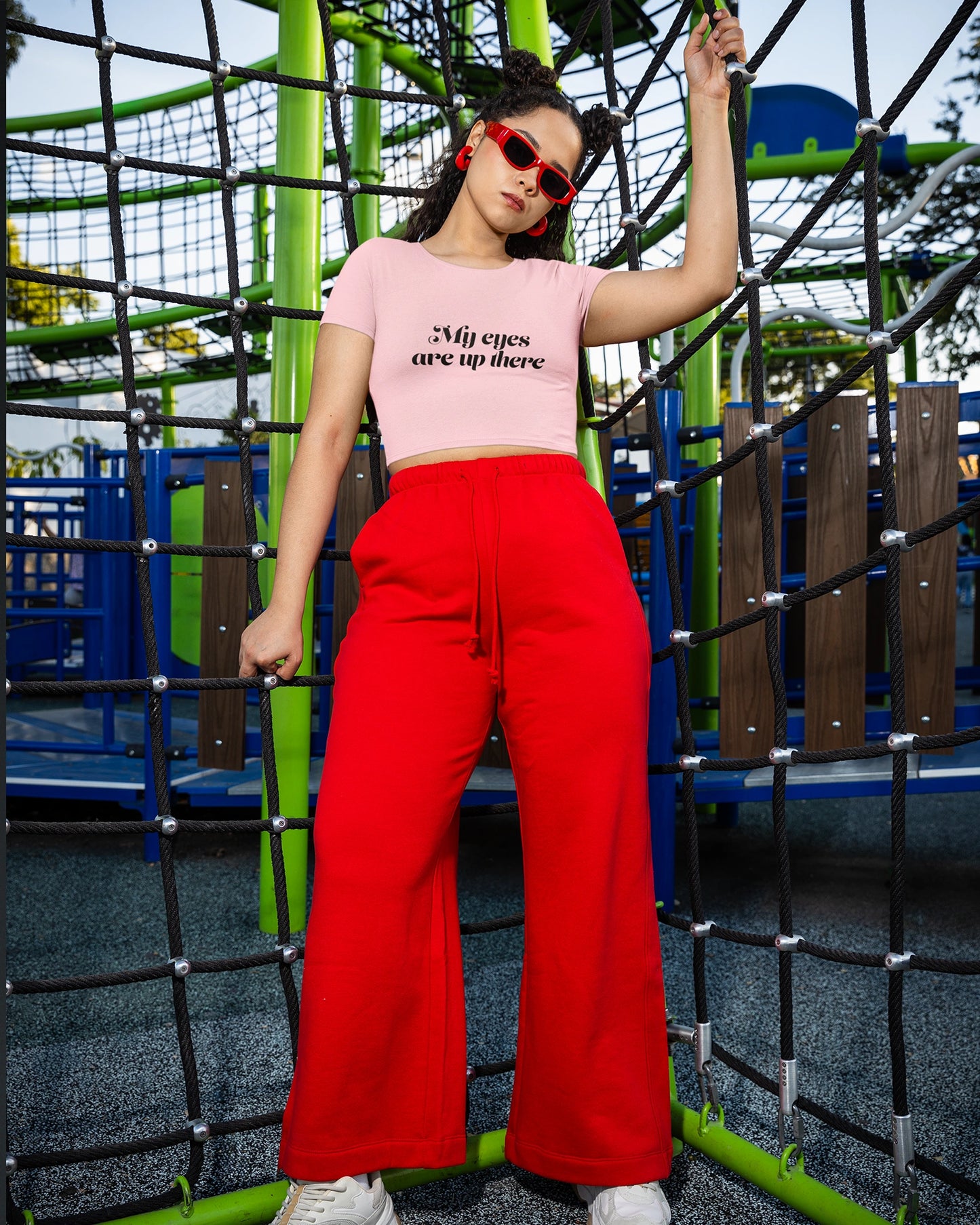 My Eyes Women's Crop Top