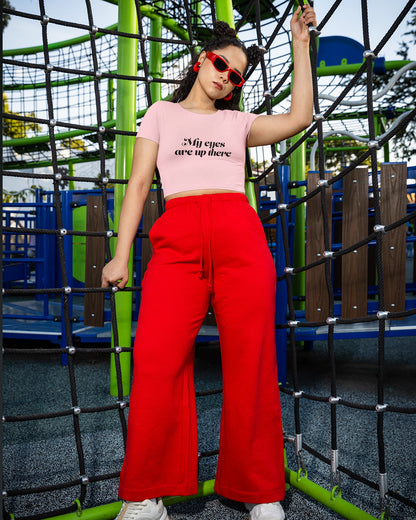 My Eyes Women's Crop Top