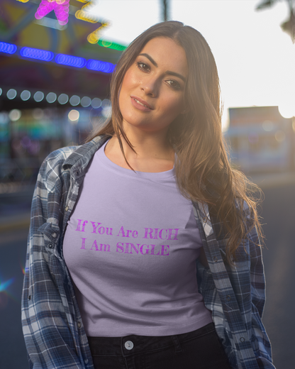 I Am Single Women's Crop Top