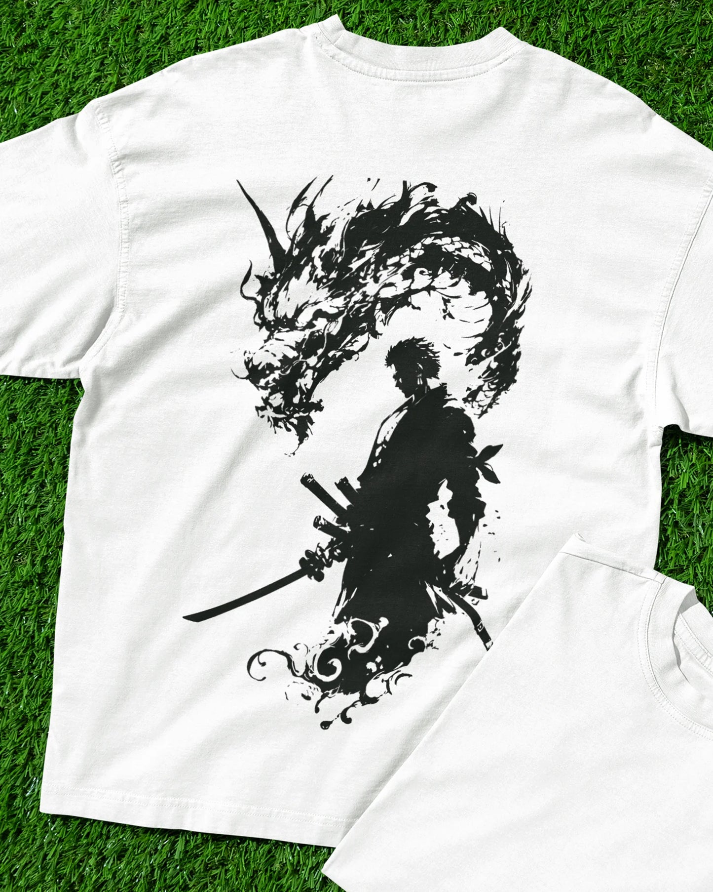 Zoro and Dragon |  One Piece | Unisex Oversized Tshirt