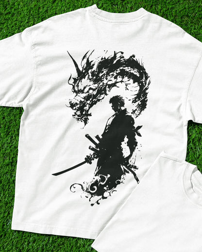 Zoro and Dragon |  One Piece | Unisex Oversized Tshirt