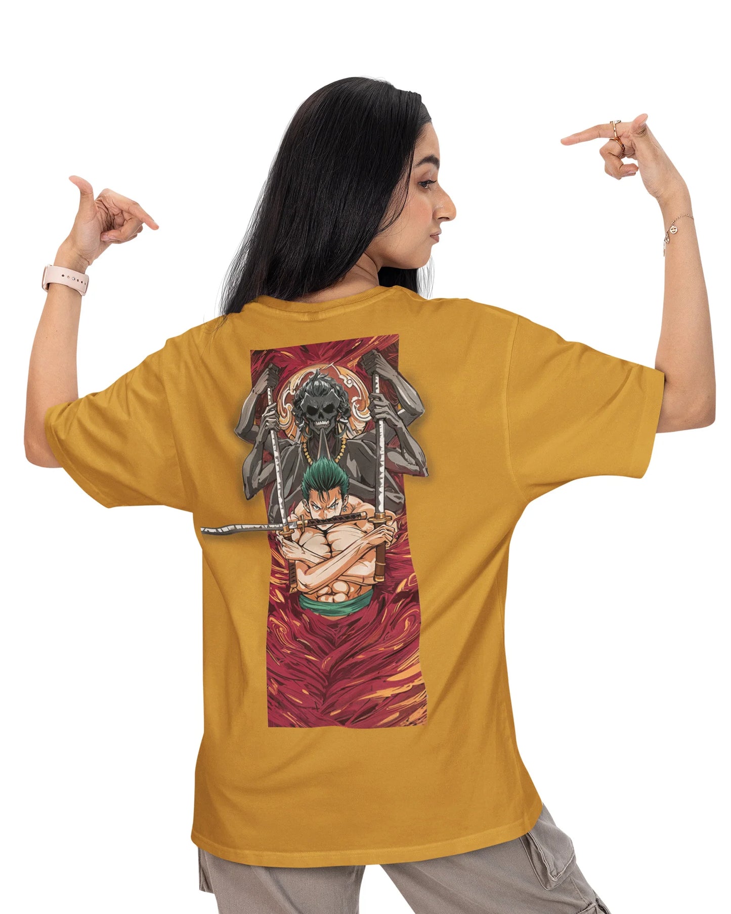 Zoro : King Of Hell | One Piece | Unisex Oversized Tshirt