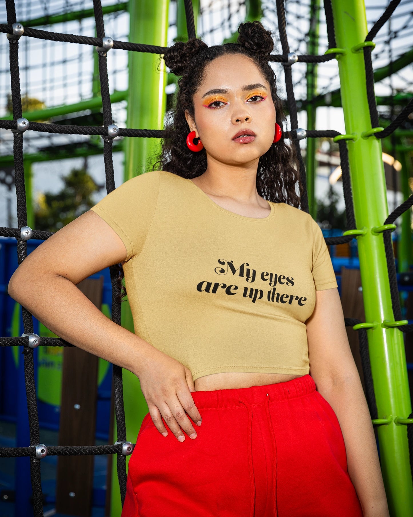 My Eyes Women's Crop Top