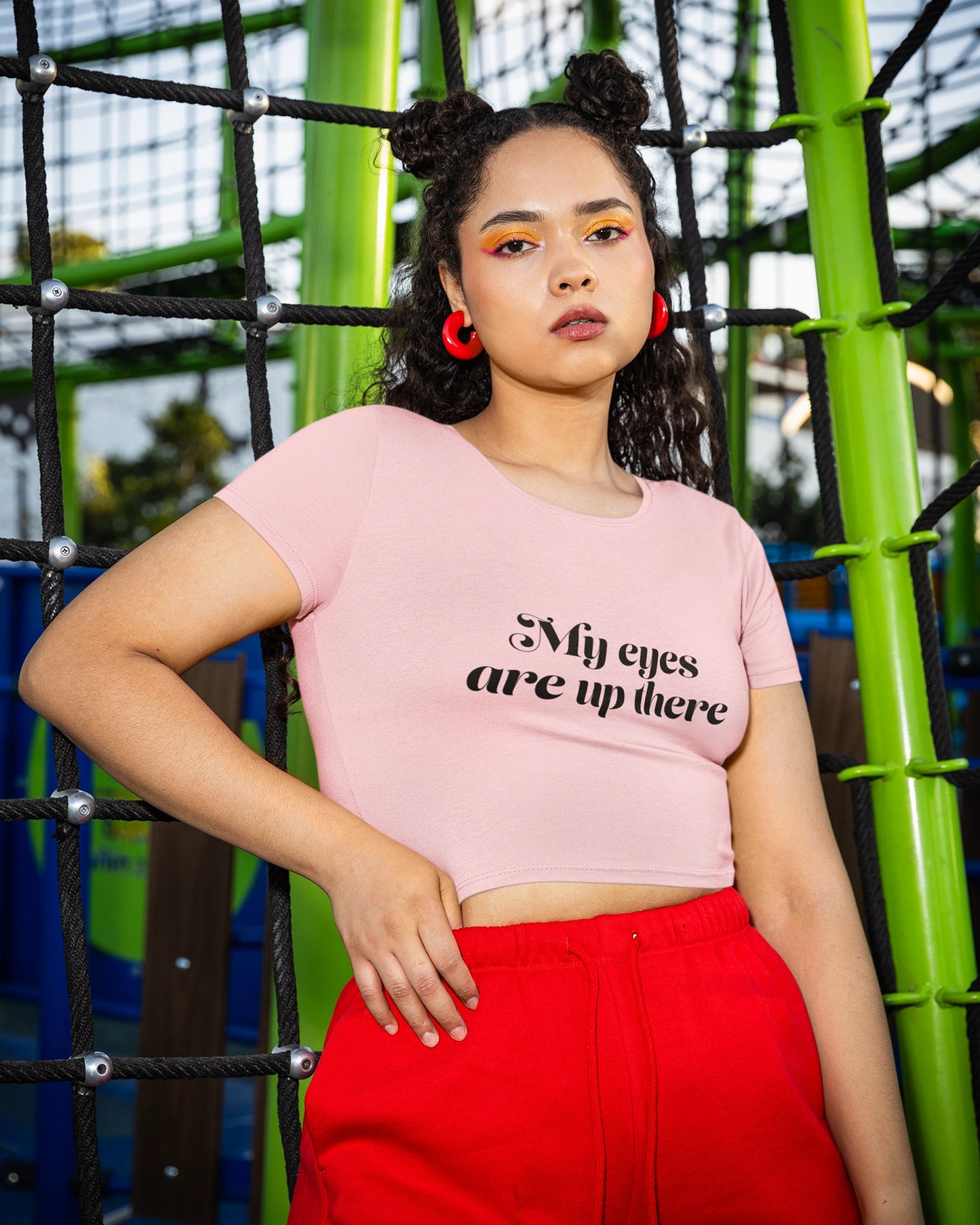 My Eyes Women's Crop Top