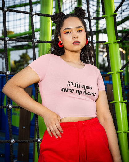 My Eyes Women's Crop Top