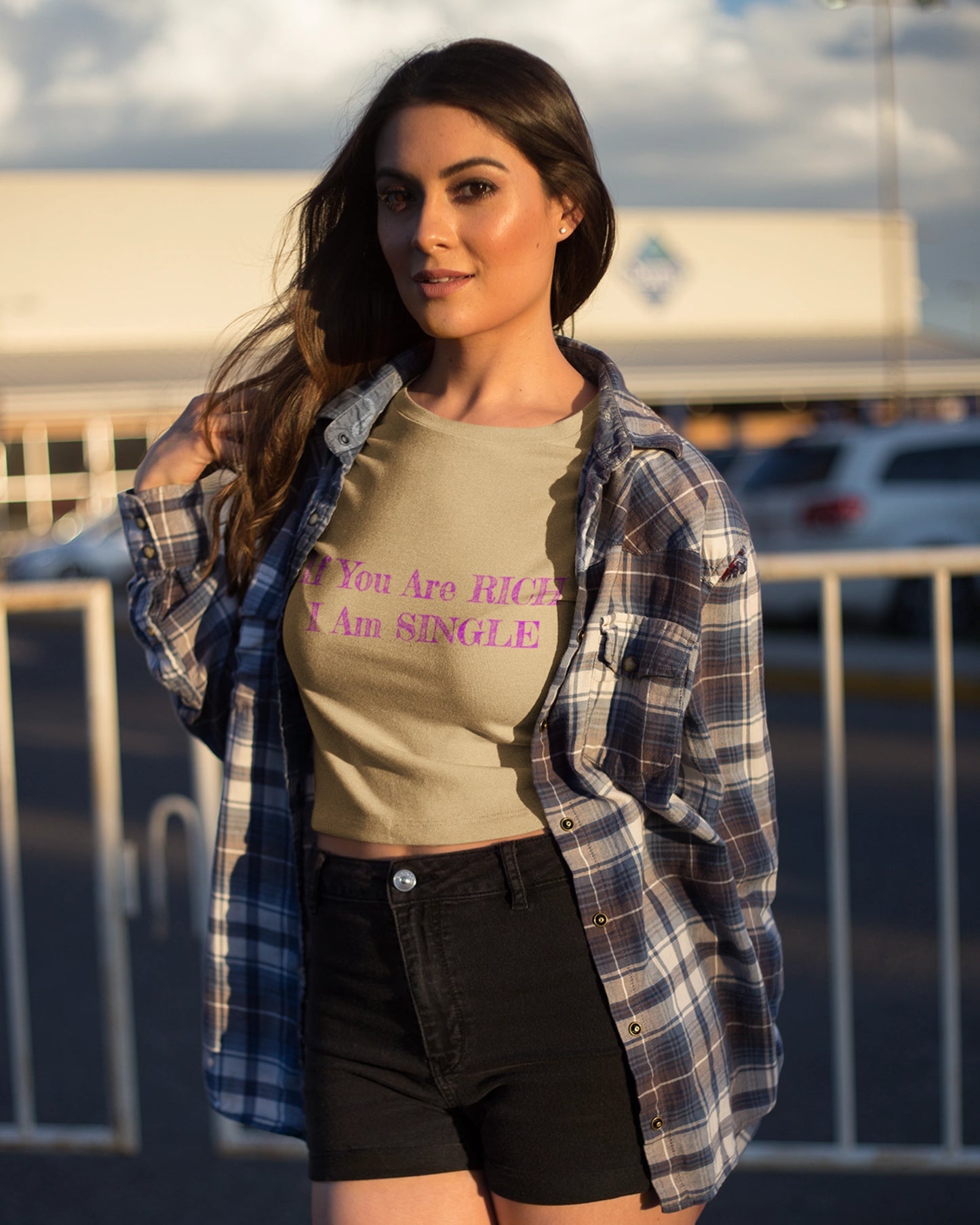 I Am Single Women's Crop Top