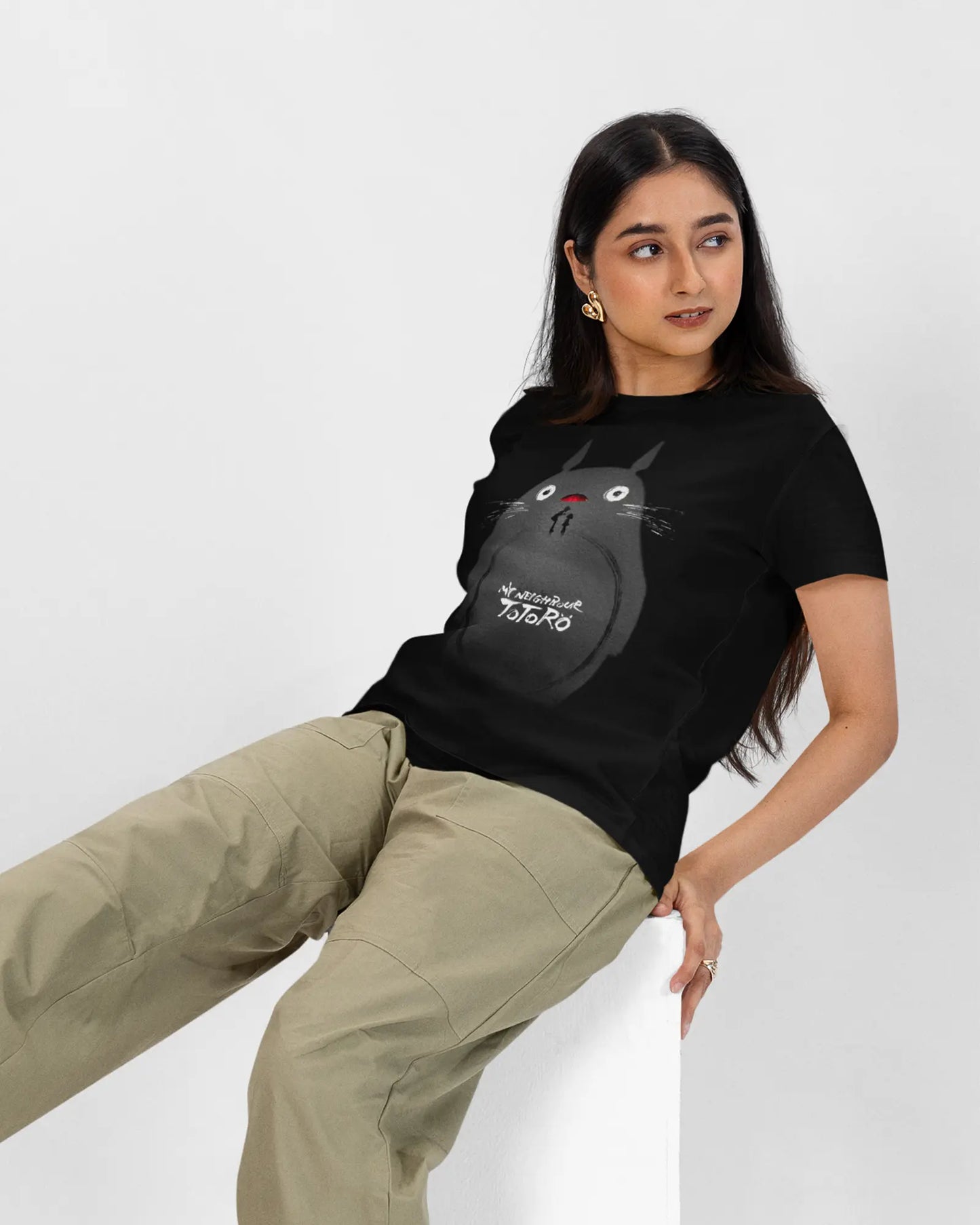 Totoro Sisterhood Women's Oversized T-Shirt