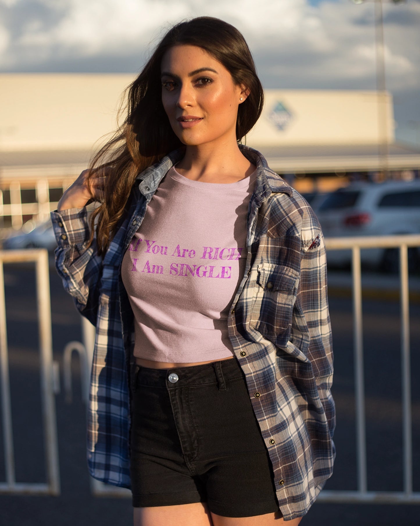 I Am Single Women's Crop Top
