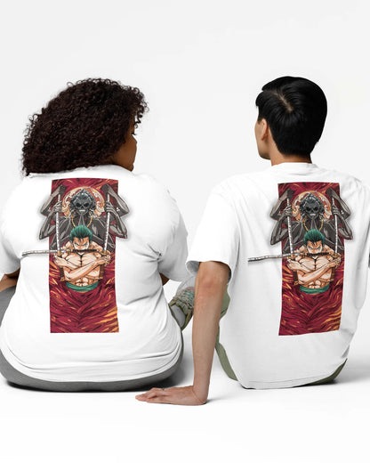 Zoro : King Of Hell | One Piece | Unisex Oversized Tshirt