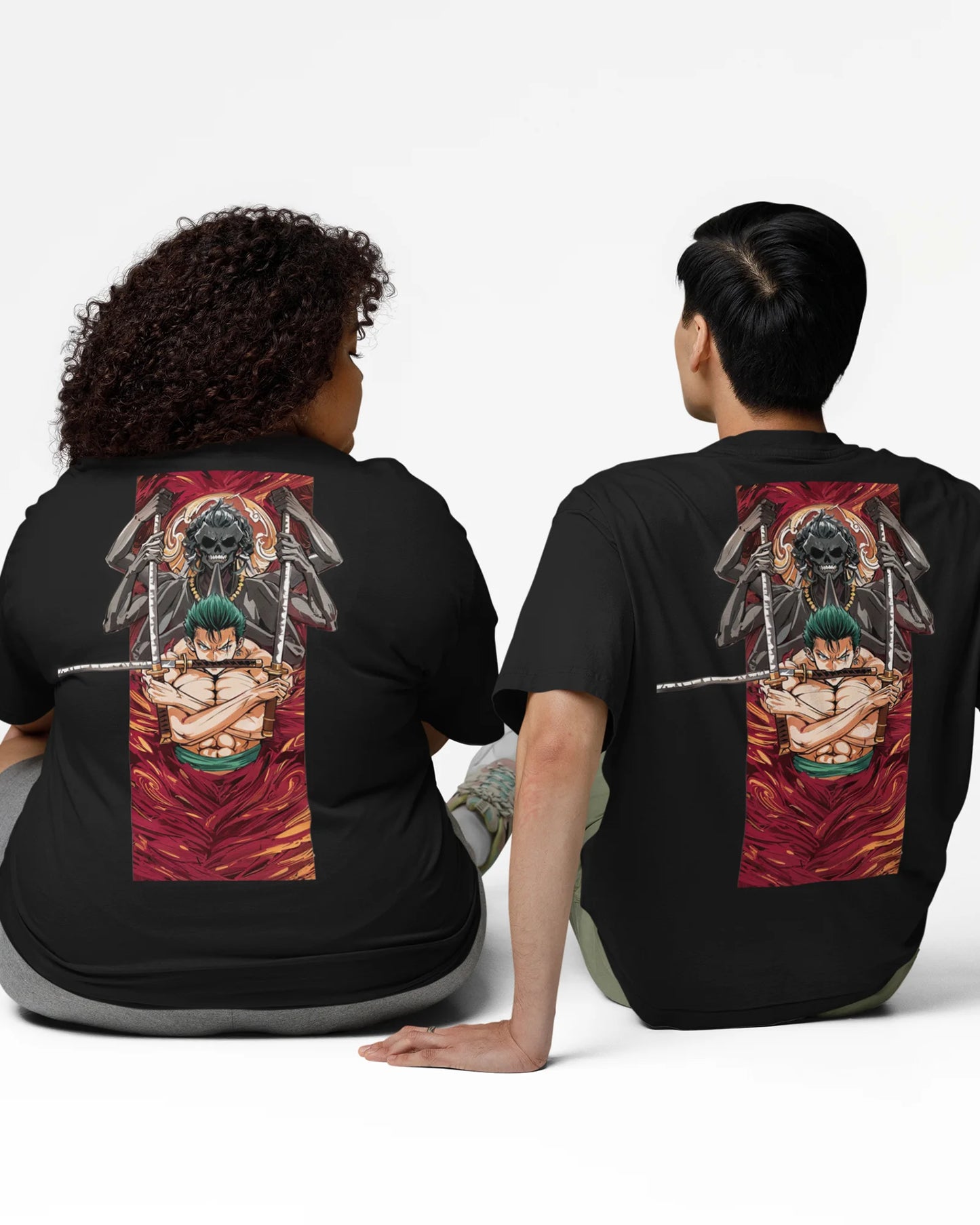 Zoro : King Of Hell | One Piece | Unisex Oversized Tshirt