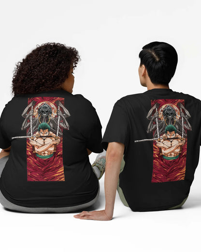 Zoro : King Of Hell | One Piece | Unisex Oversized Tshirt