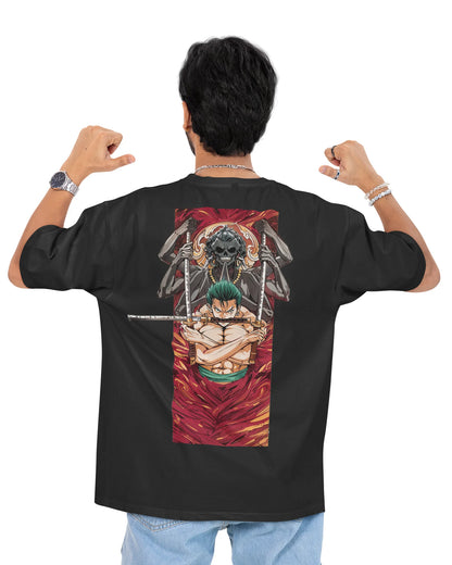 Zoro : King Of Hell | One Piece | Unisex Oversized Tshirt