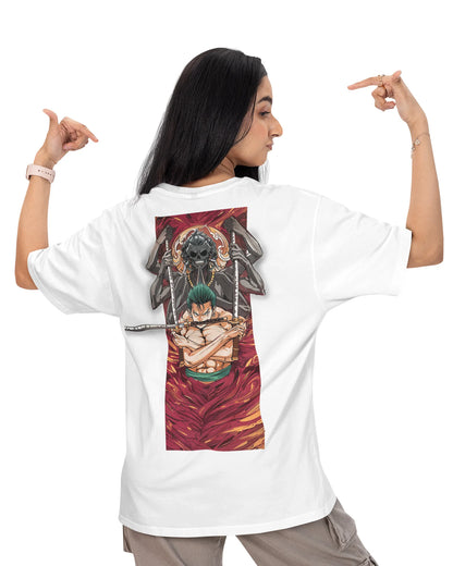 Zoro : King Of Hell | One Piece | Unisex Oversized Tshirt