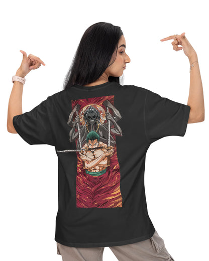 Zoro : King Of Hell | One Piece | Unisex Oversized Tshirt