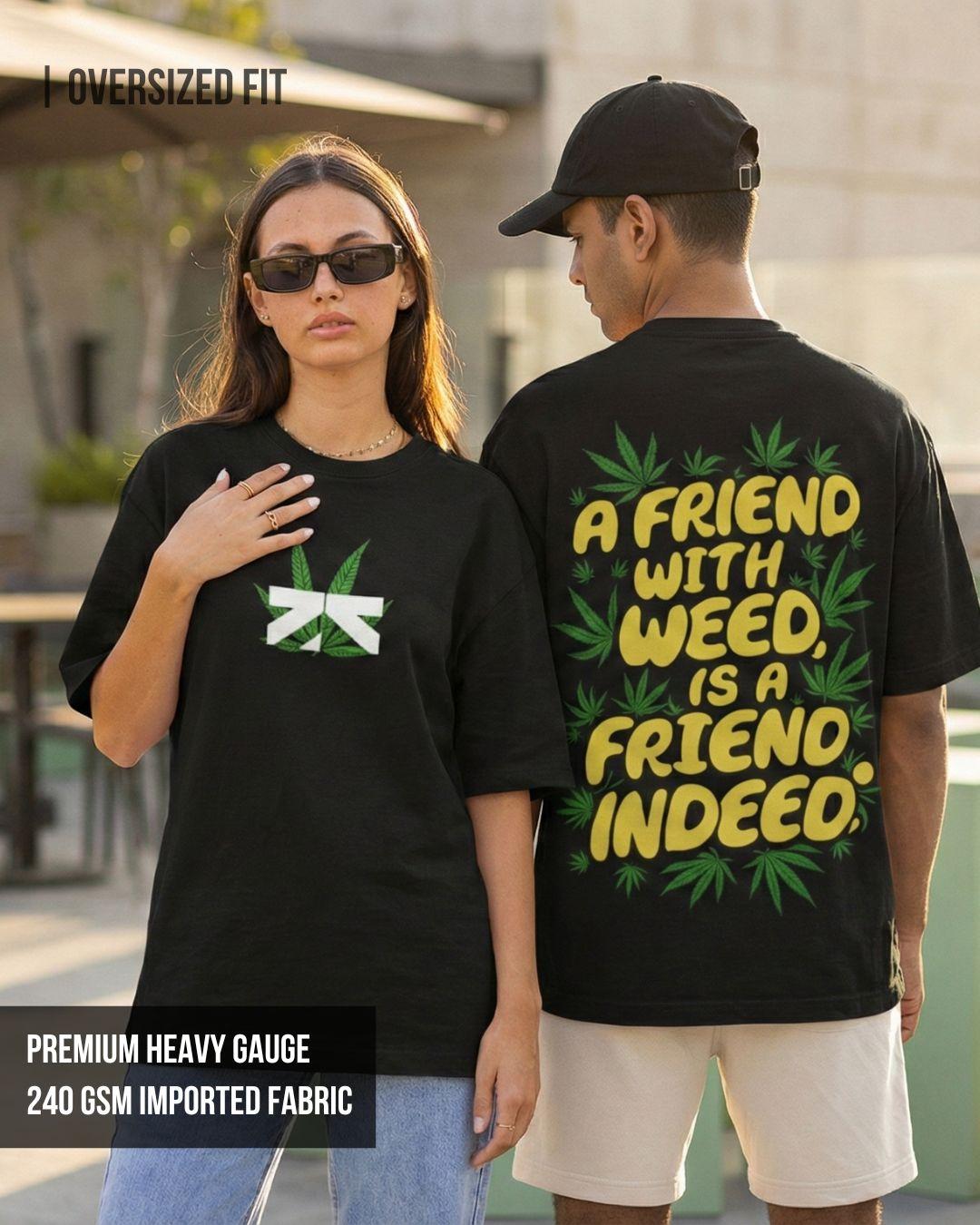 Cannabis Unisex Oversized Tshirt - -
