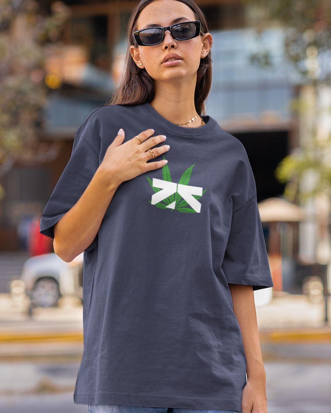Cannabis Unisex Oversized Tshirt - -