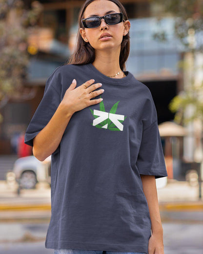 Cannabis Unisex Oversized Tshirt - -