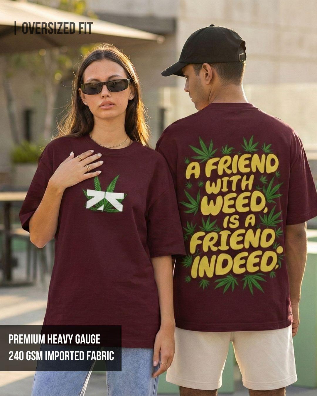 Cannabis Unisex Oversized Tshirt - -