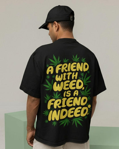 Cannabis Unisex Oversized Tshirt - -