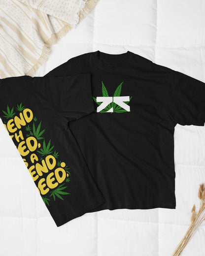 Cannabis Unisex Oversized Tshirt - -