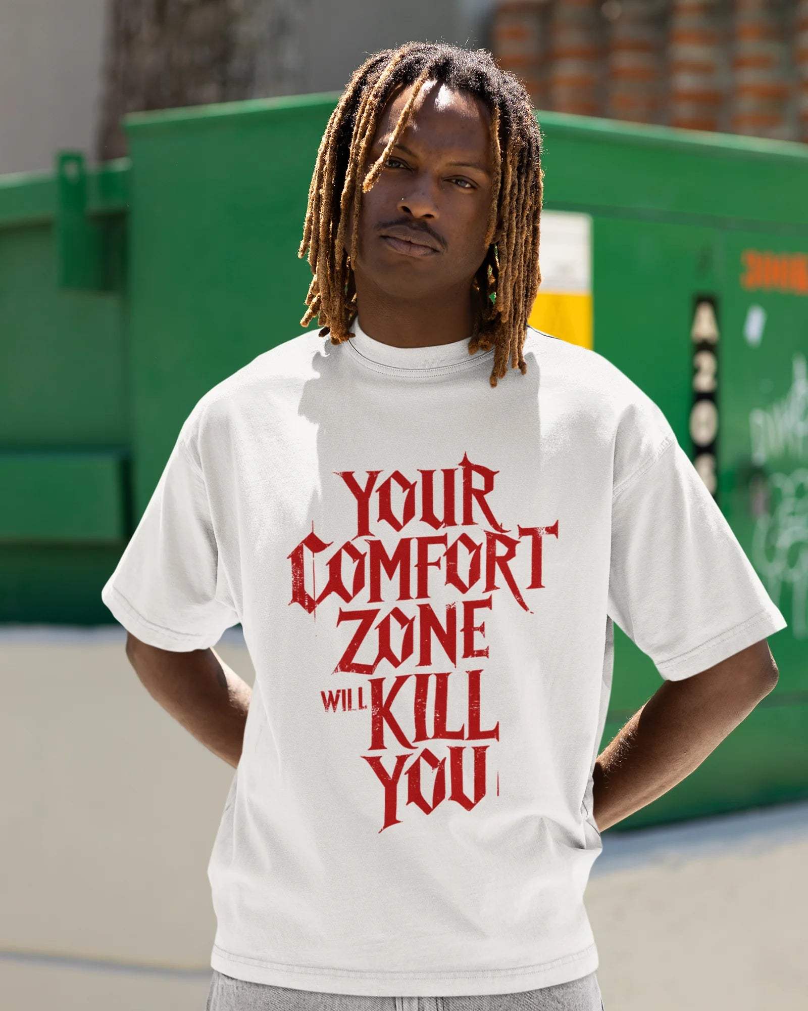 Comfort Zone Unisex Oversized Tshirt - zenrobe- - 