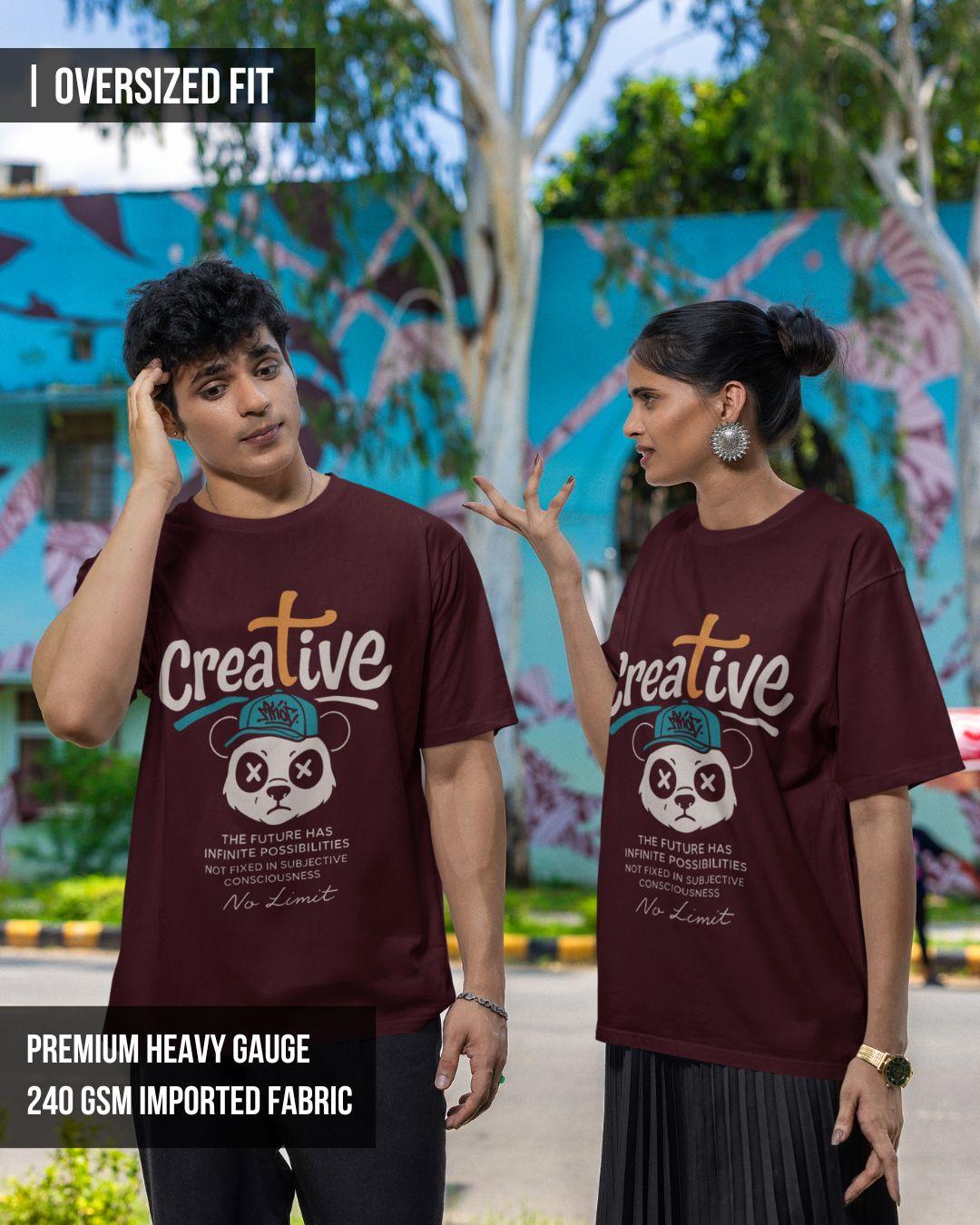 Creative Unisex Oversized T-Shirt