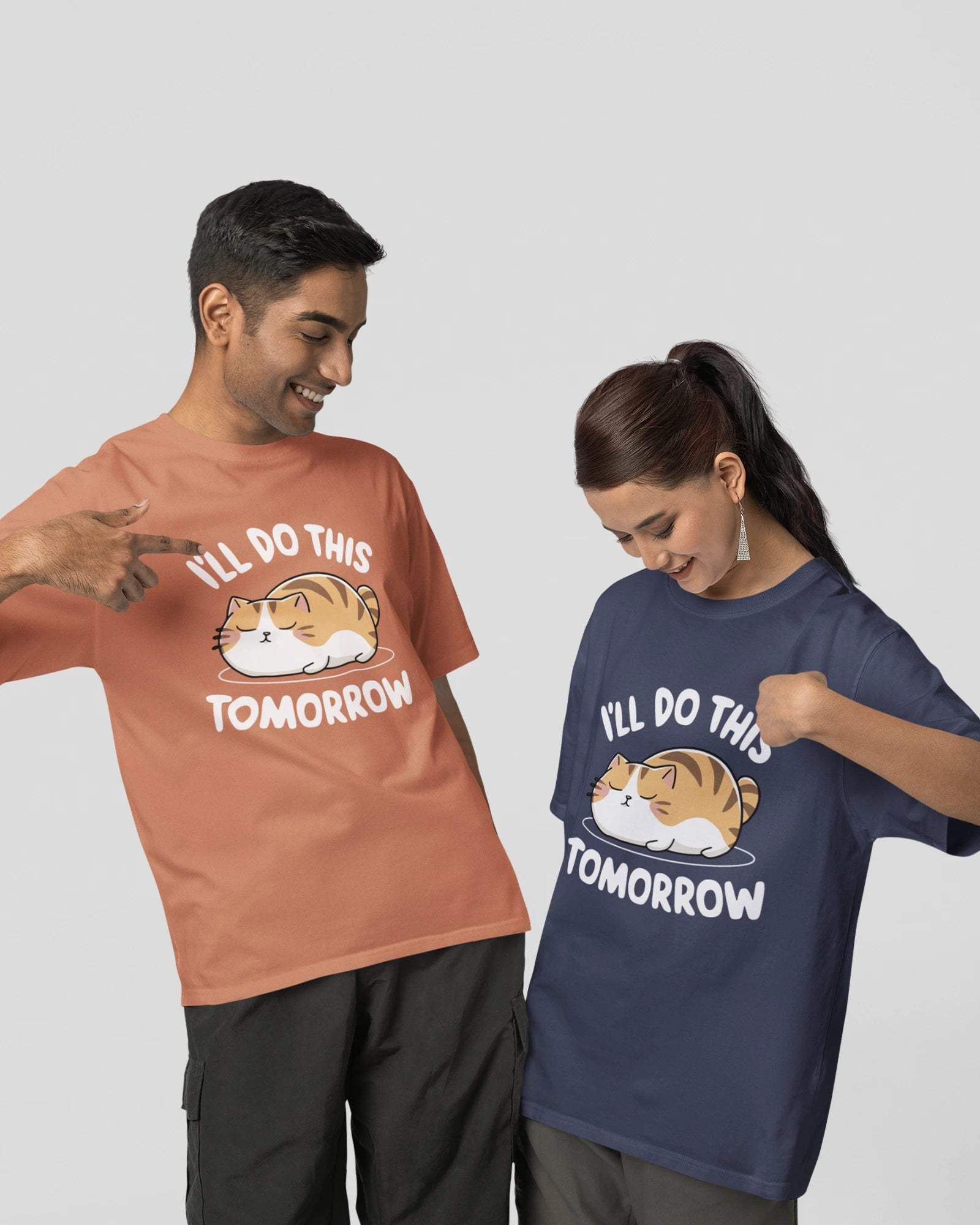 Tomorrow Unisex Oversized Tshirt - zenrobe- Coral-XXL- 799.00