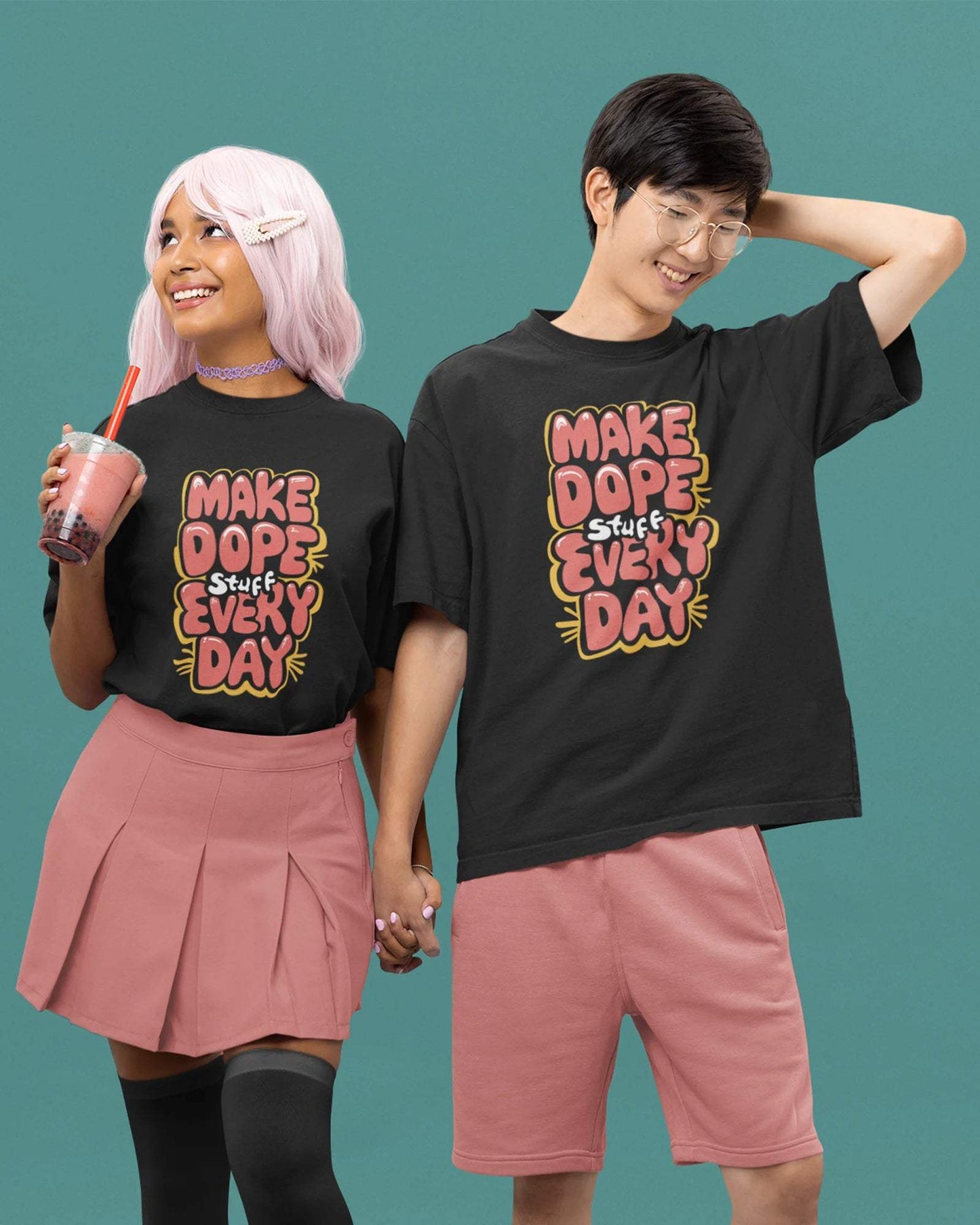 Dope Stuff Unisex Oversized Tshirt - zenrobe- - 