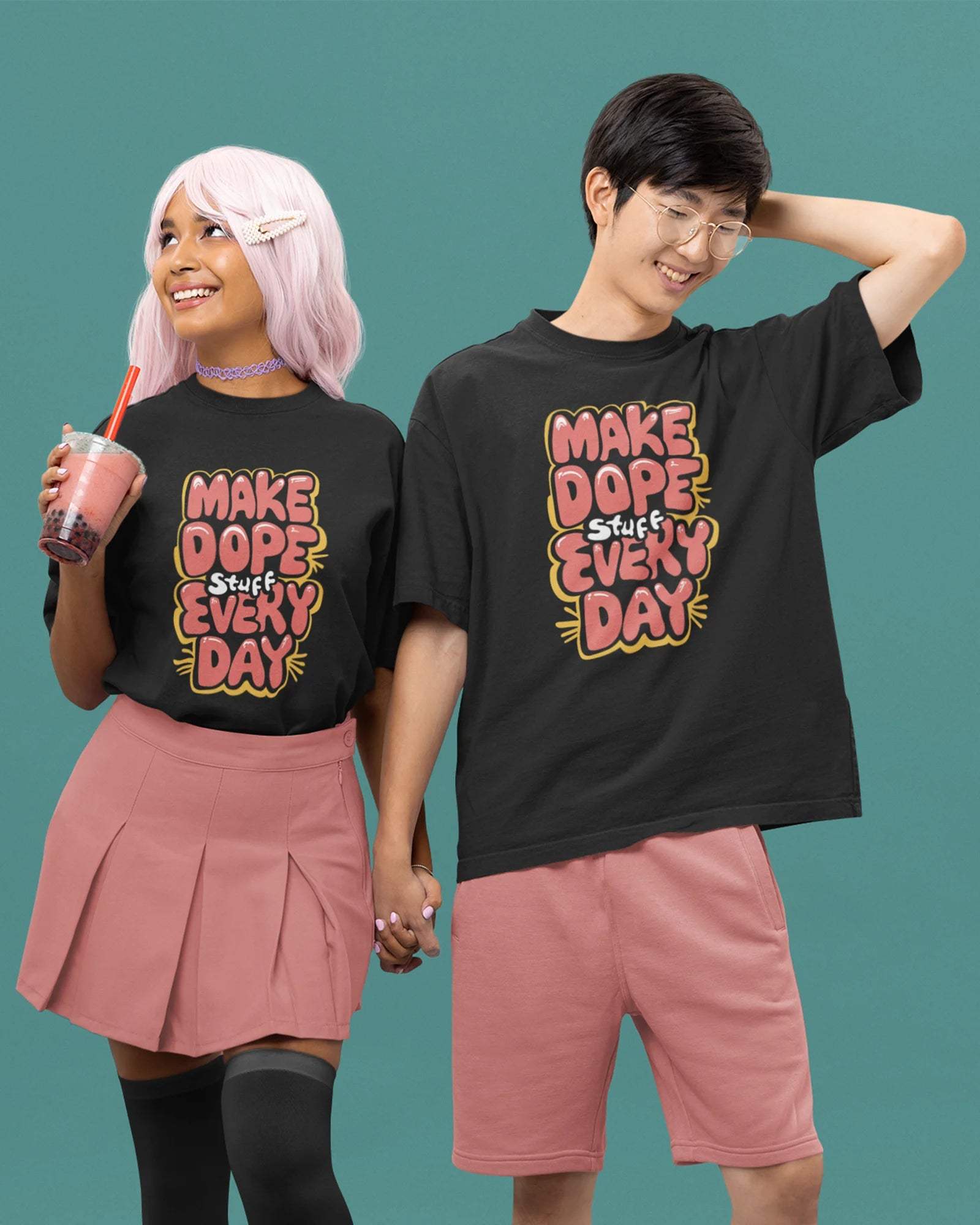 Dope Stuff Unisex Oversized Tshirt - zenrobe- - 
