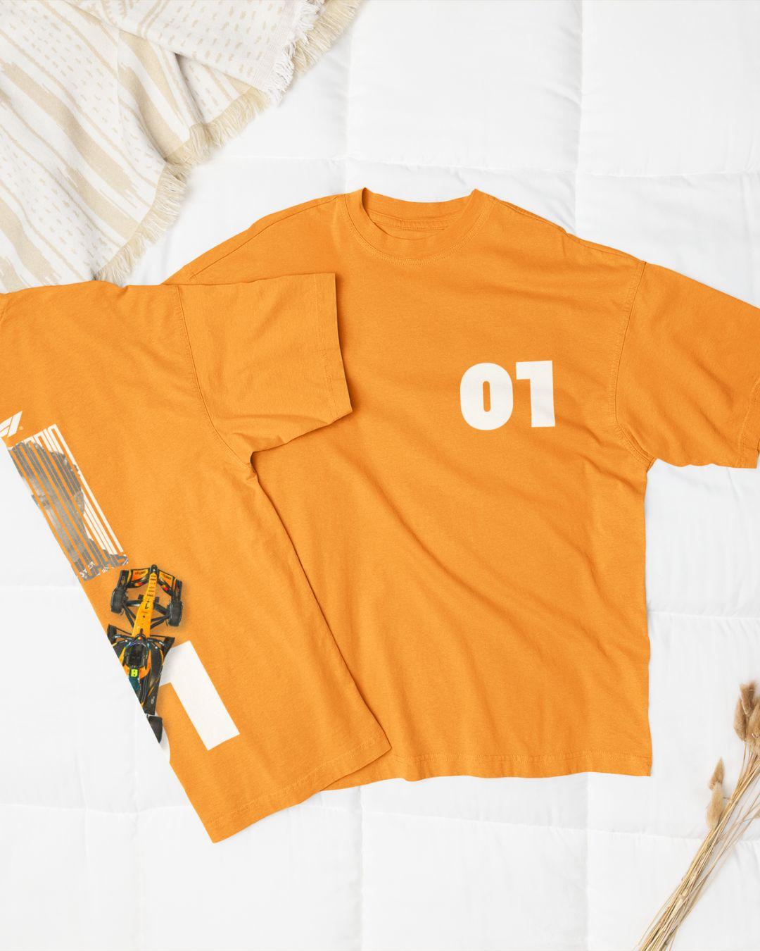F1 Lando 01 Unisex Oversized T-Shirt - -