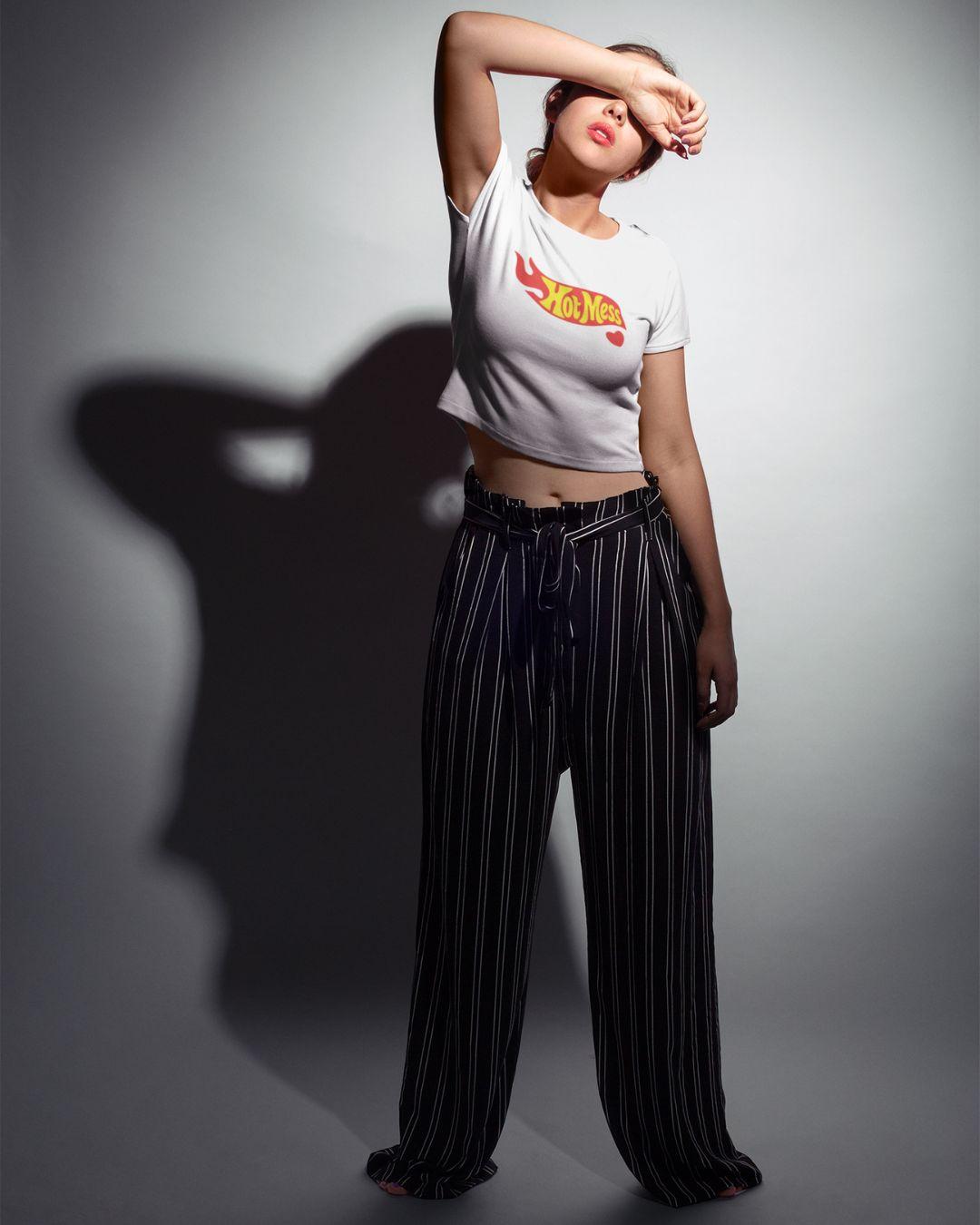 Hot Mess Crop Top - -