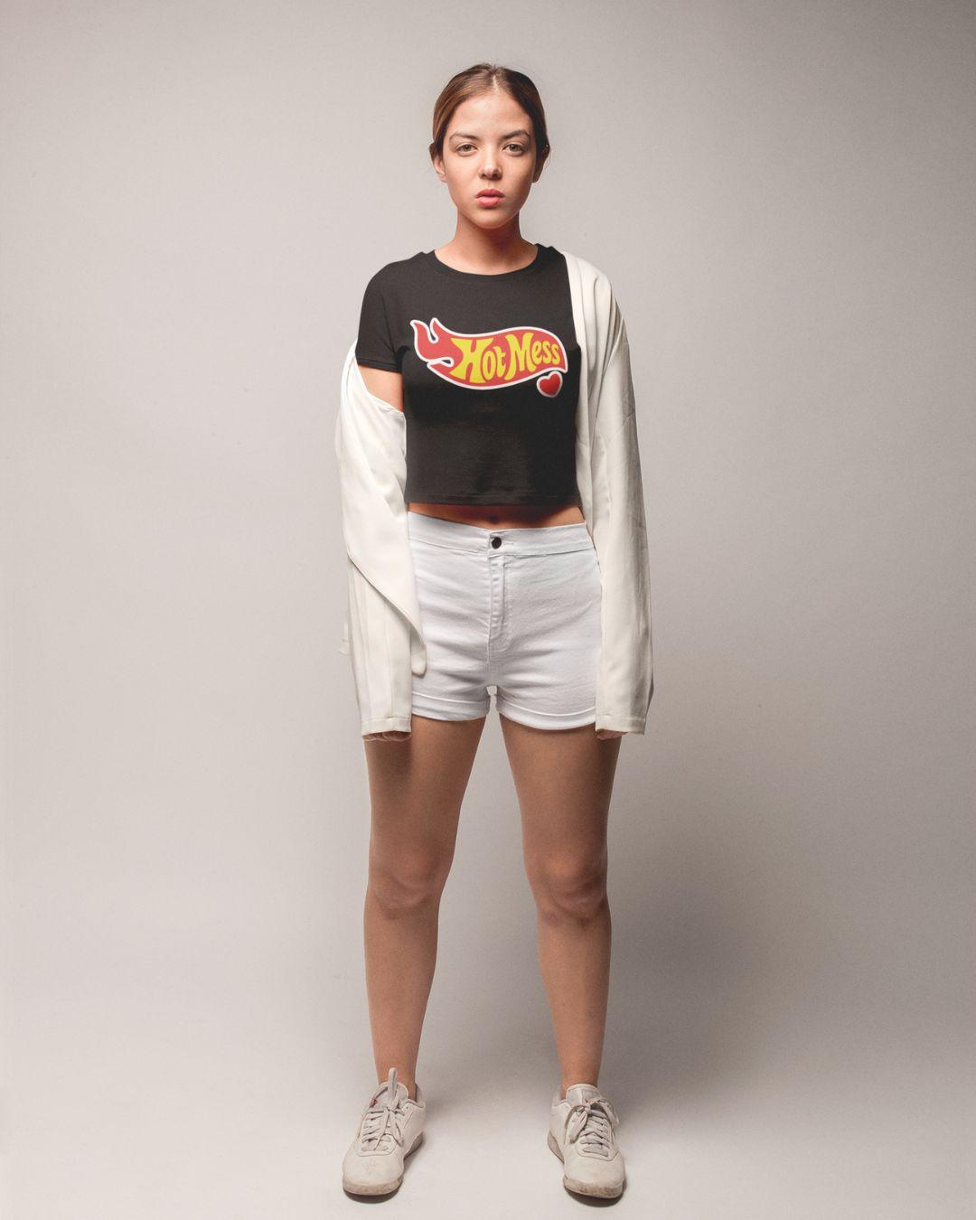 Hot Mess Crop Top - -