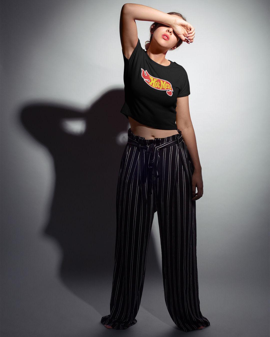 Hot Mess Crop Top - -