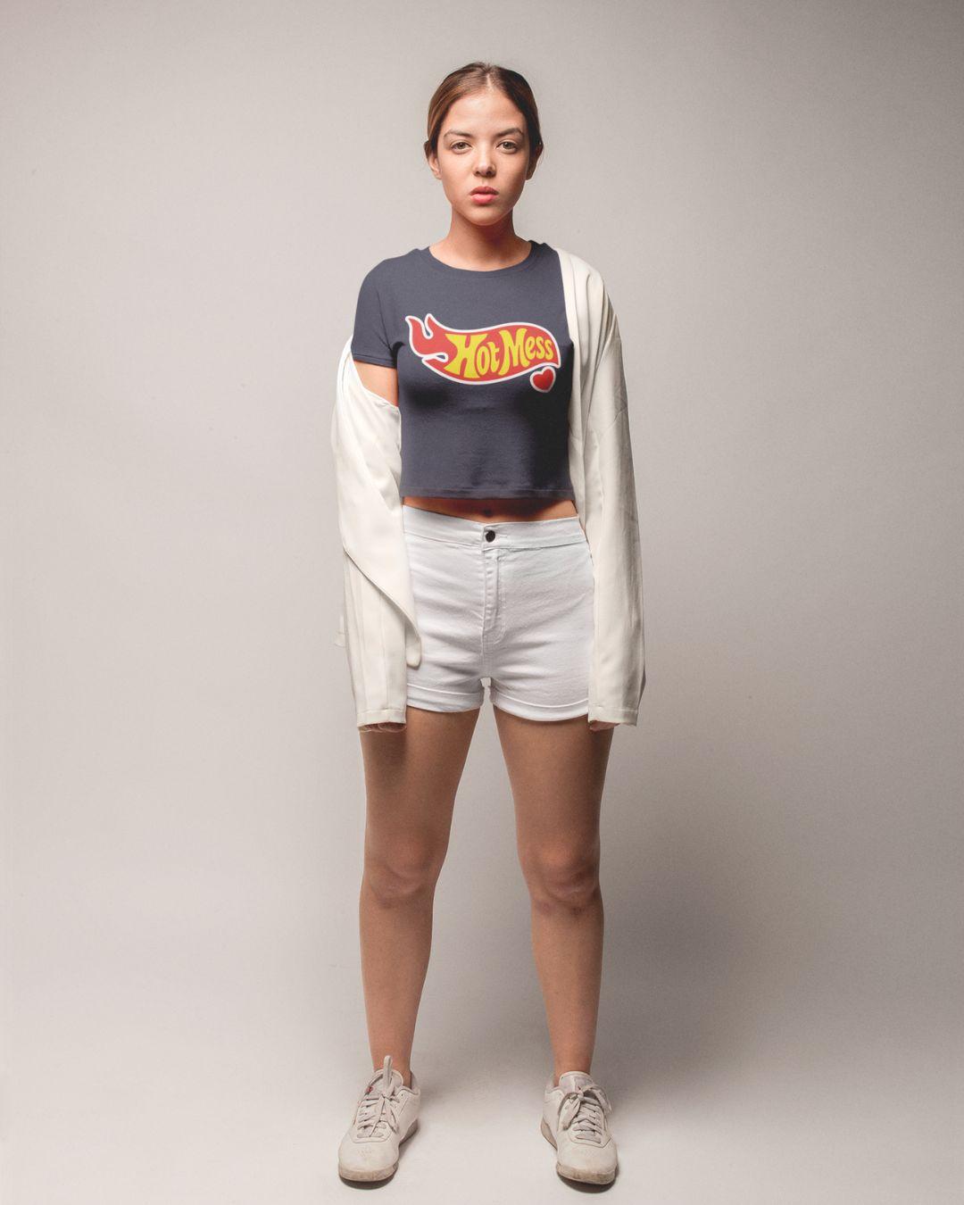 Hot Mess Crop Top - -