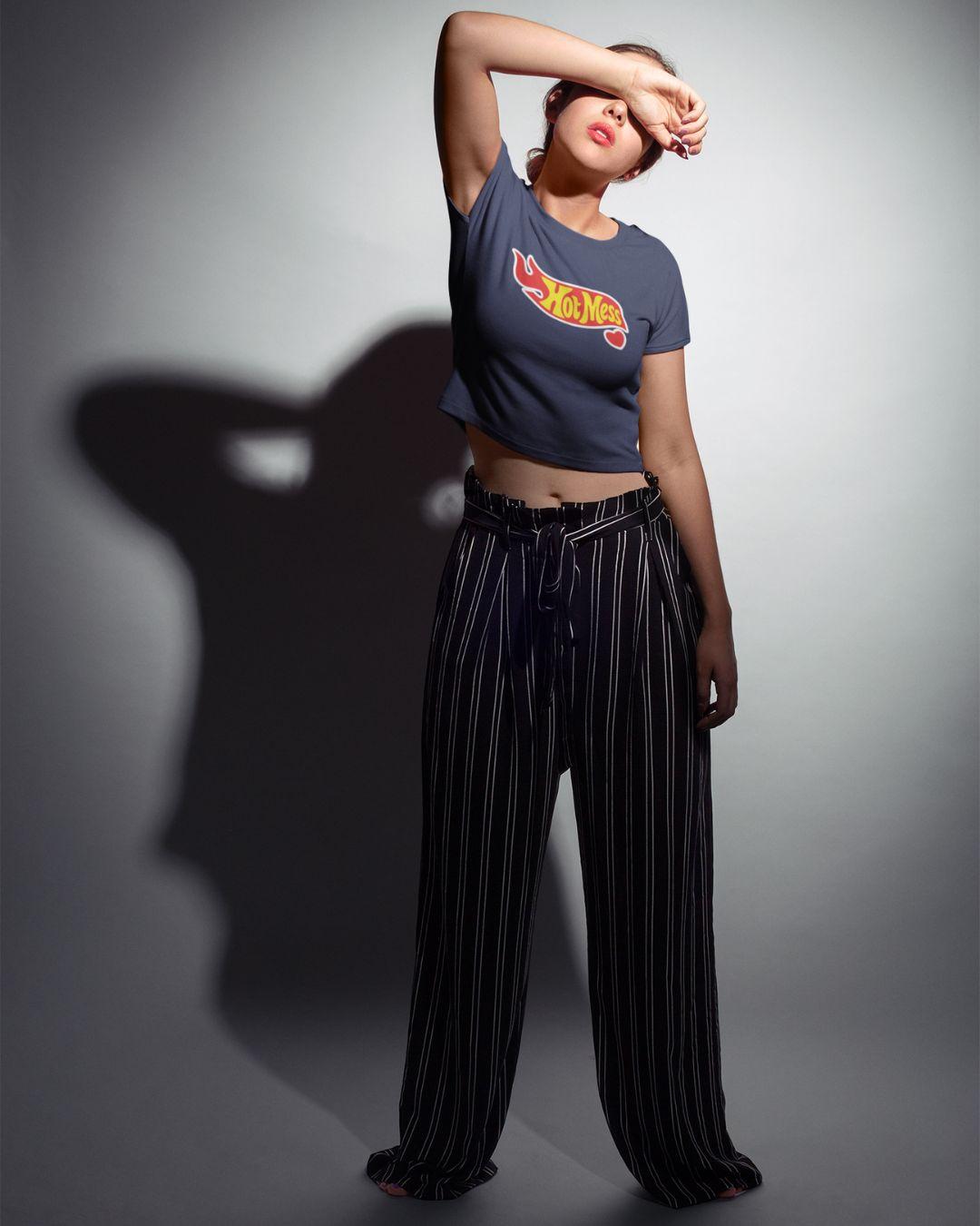 Hot Mess Crop Top - -