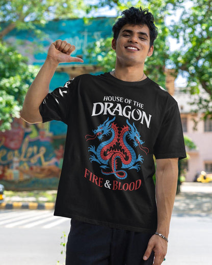 House Of Dragon Unisex Oversized T-Shirt