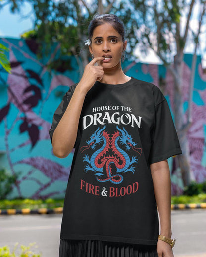 House Of Dragon Unisex Oversized T-Shirt