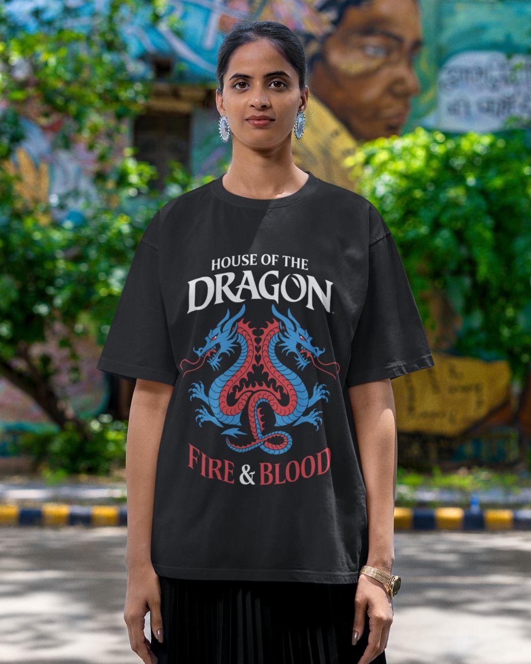 House Of Dragon Unisex Oversized T-Shirt
