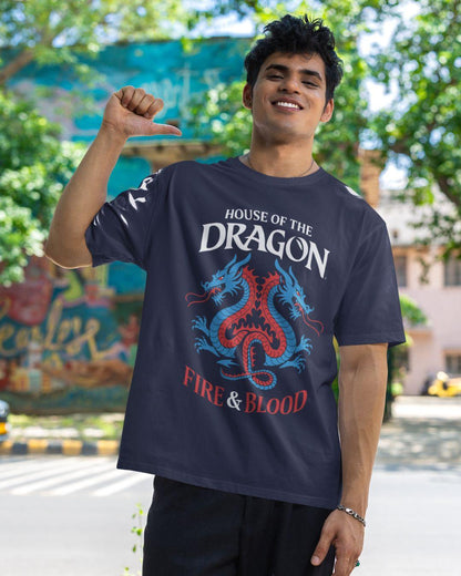 House Of Dragon Unisex Oversized T-Shirt