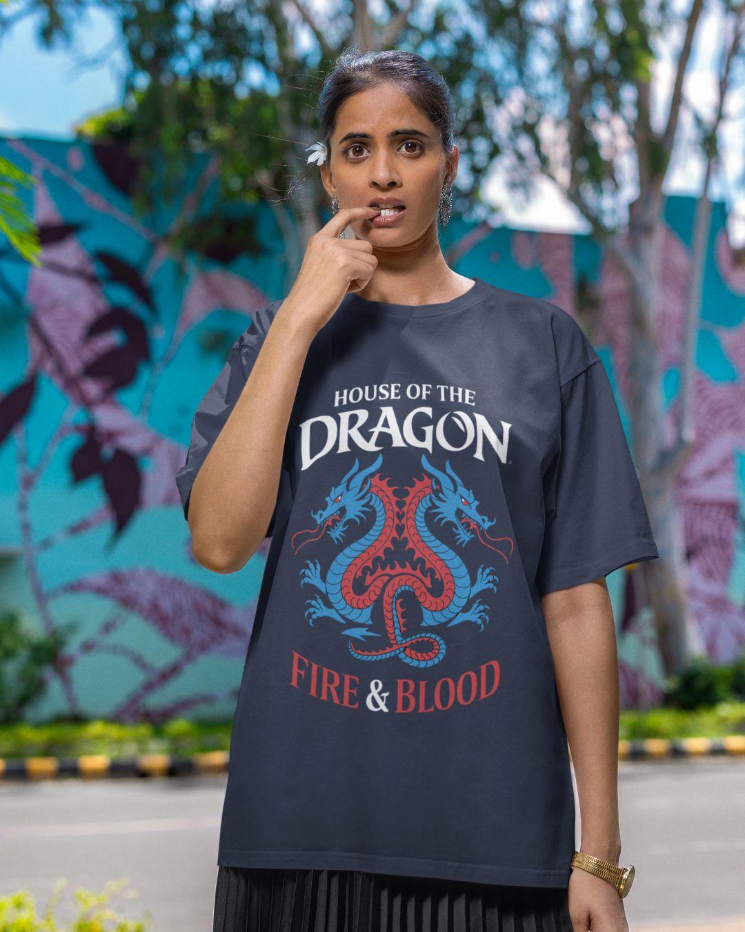 House Of Dragon Unisex Oversized T-Shirt