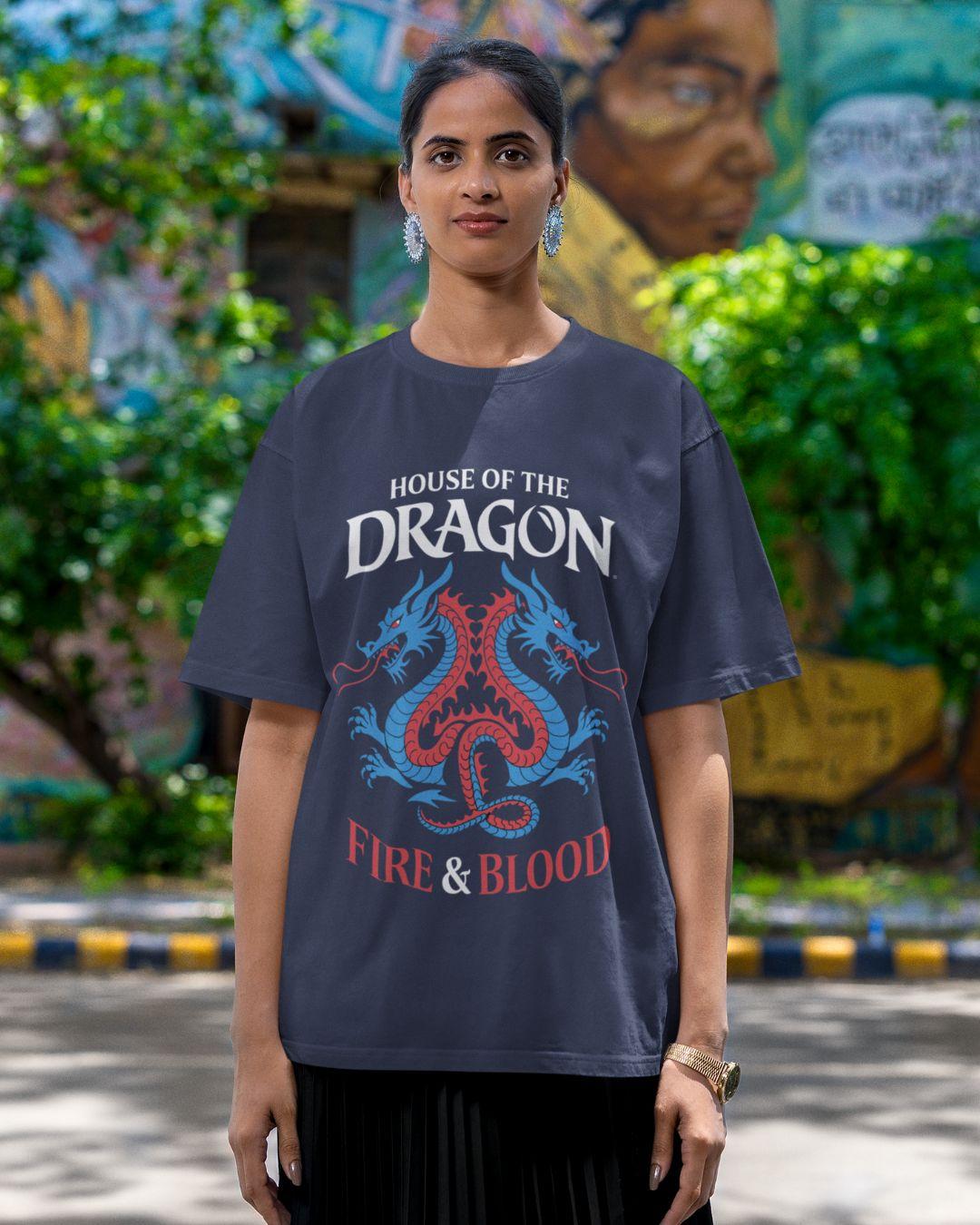 House Of Dragon Unisex Oversized T-Shirt