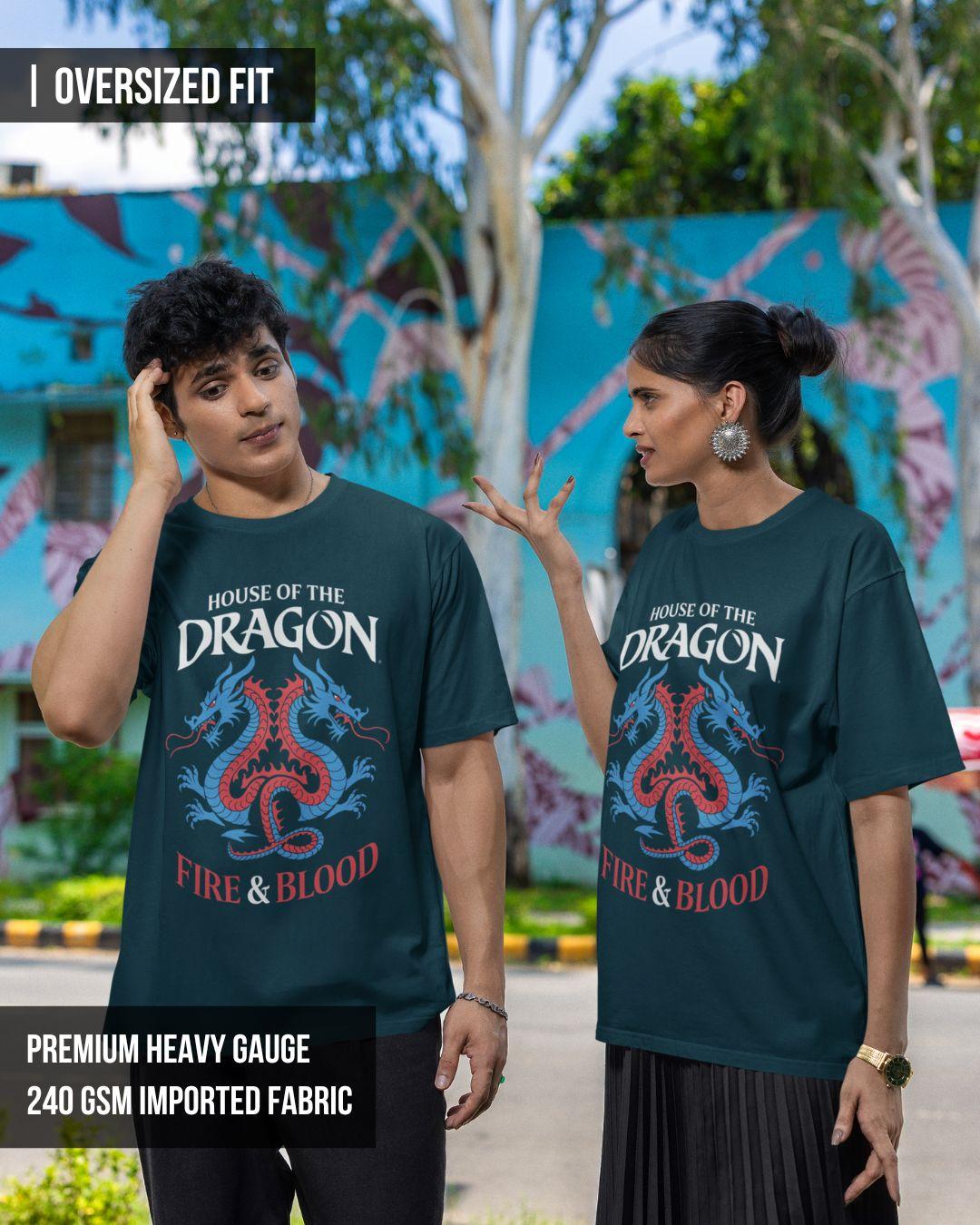 House Of Dragon Unisex Oversized T-Shirt