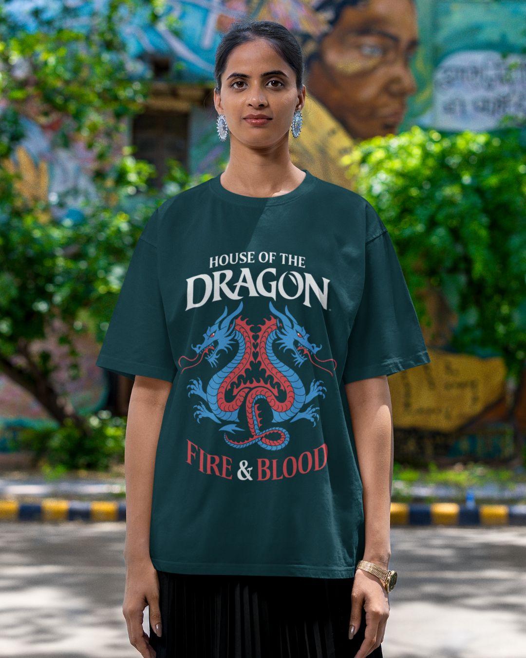 House Of Dragon Unisex Oversized T-Shirt