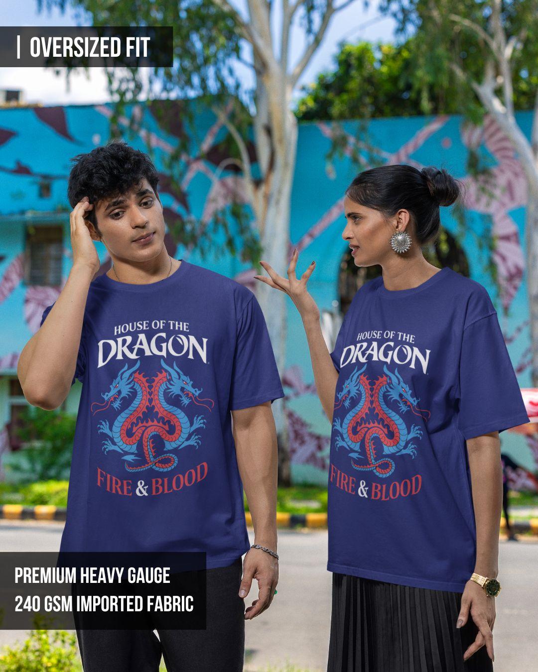 House Of Dragon Unisex Oversized T-Shirt