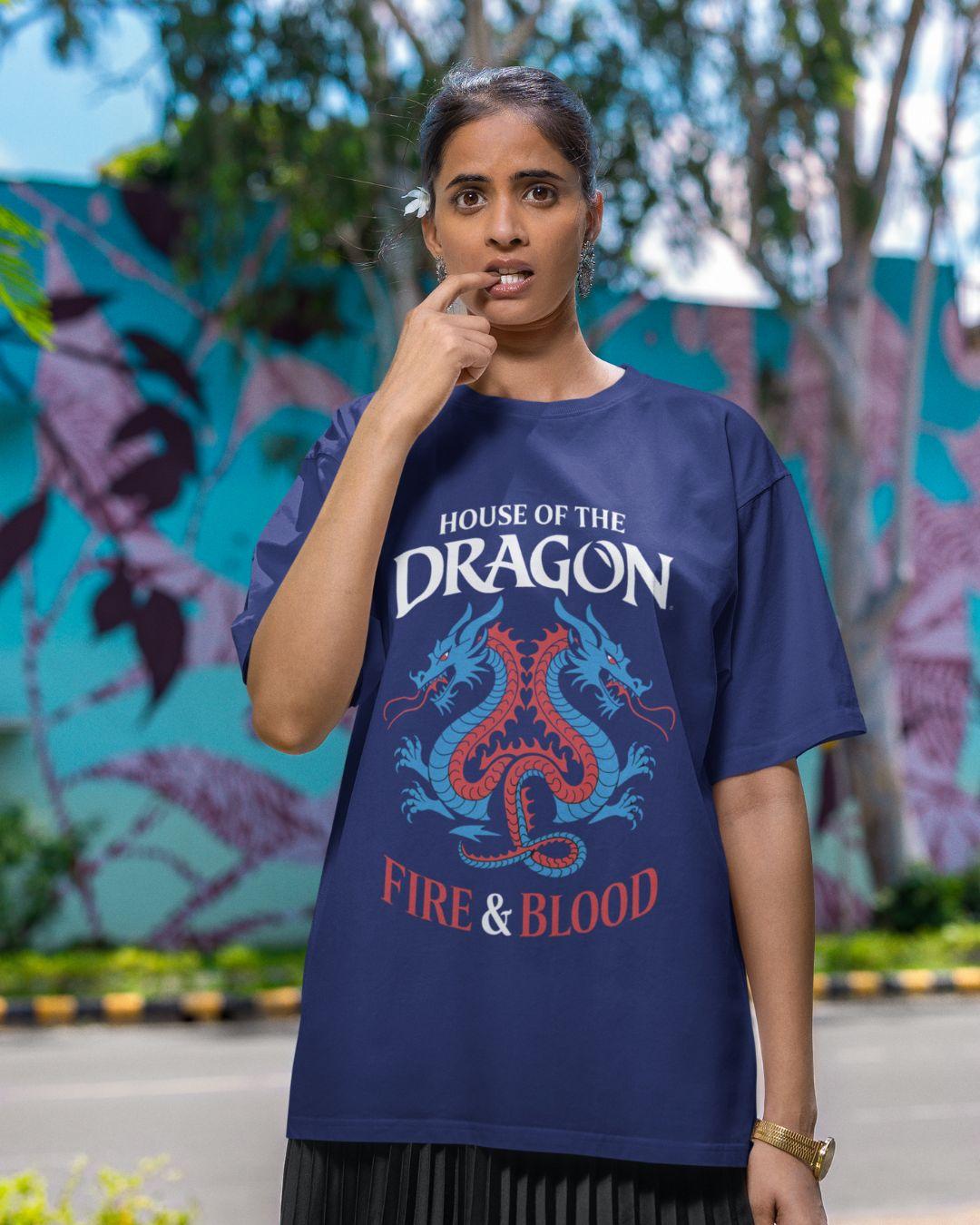 House Of Dragon Unisex Oversized T-Shirt