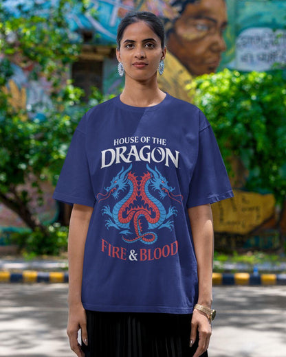 House Of Dragon Unisex Oversized T-Shirt